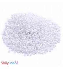 Beads 2mm - Glass Round - White